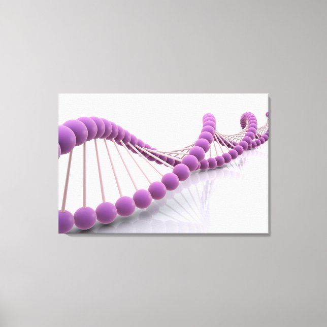 Lienzo Imagen Conceptual Del ADN 4 (Anverso)
