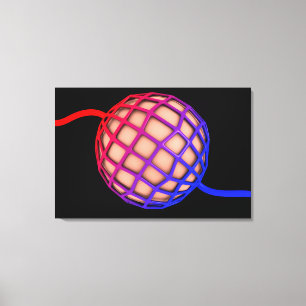 Lienzo Imagen conceptual del alvéolo