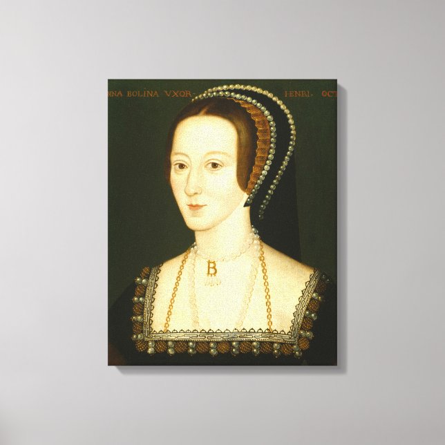 Lienzo Imagen de Anne Boleyn Canvas (Anverso)