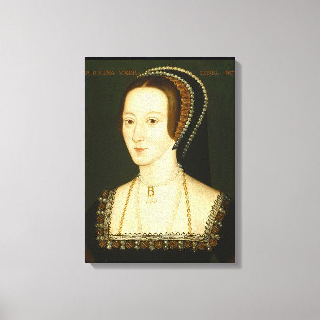 Lienzo Imagen de Anne Boleyn Canvas (Anverso)