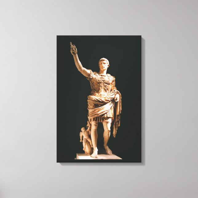 Lienzo Imagen de Augustus Caesar Canvas Print (Anverso)