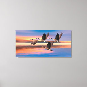 Lienzo Imagen de Canadá en Geese para Canvas Art