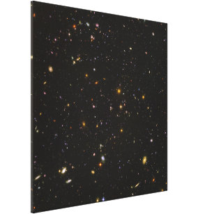 Lienzo Imagen de espacio de campo ultraprofundo Hubble
