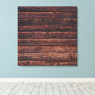 Lienzo Imagen de Foto en Primer Plano de Tablas de Madera
