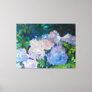 Lienzo Imagen de Hydrangea Garden Imprimir