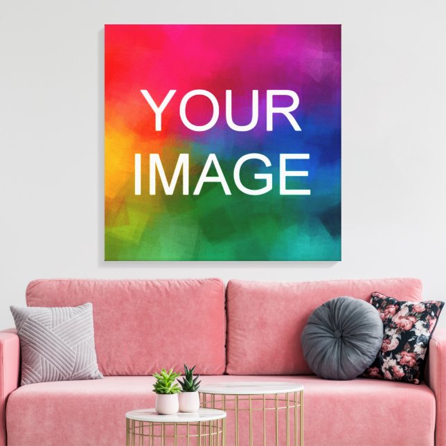 Lienzo Imagen de personalizado Foto Logo de imágenes Plaz (Insitu (Sala de estar))