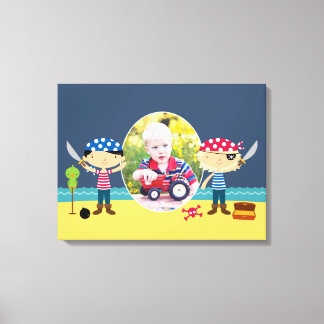 Lienzo Imagen de Pirates Photo Boy [24x18 pulgadas]