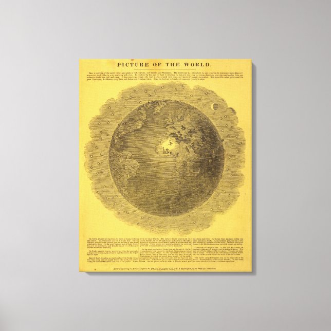 Lienzo Imagen del mundo (Anverso)