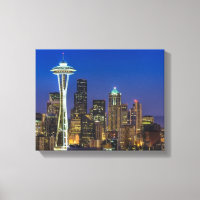 Imagen del Skyline Seattle en horas de la mañana.