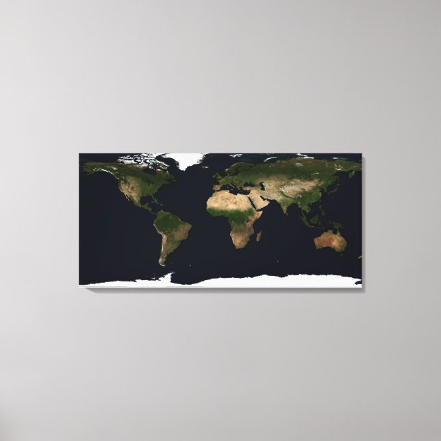 Lienzo Imagen global del mundo (Anverso)