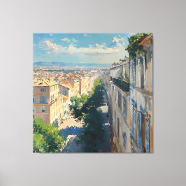 Lienzo Imagen impresionista de Mompellier alrededor de 19