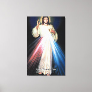 Lienzo Imagen piadosa de la misericordia divina