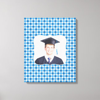 Lienzo Imagen Retro azul de foto [16x20] pulgadas para im