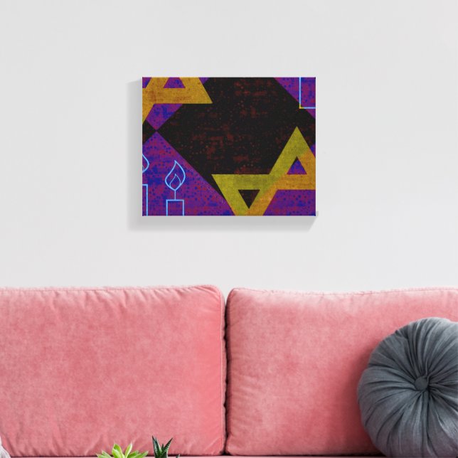 Lienzo Imagen temática de Hanukkah de SlipperyJoe's dorad (Insitu (Sala de estar))