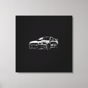 Lienzo Imagen vectorial Subaru Impreza Wrx Sti