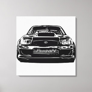 Lienzo Imagen vectorial Subaru Impreza Wrx Sti