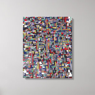 Lienzo Imágenes abstractas: Resumen de Cyber Pop Fractal