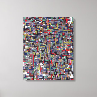 Lienzo Imágenes abstractas: Resumen de Cyber Pop Fractal