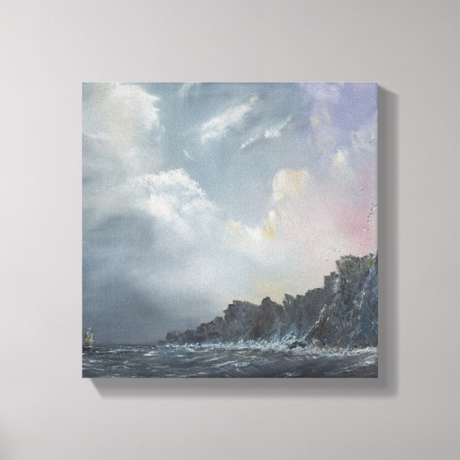 Lienzo Imágenes de viento del norte (Anverso)