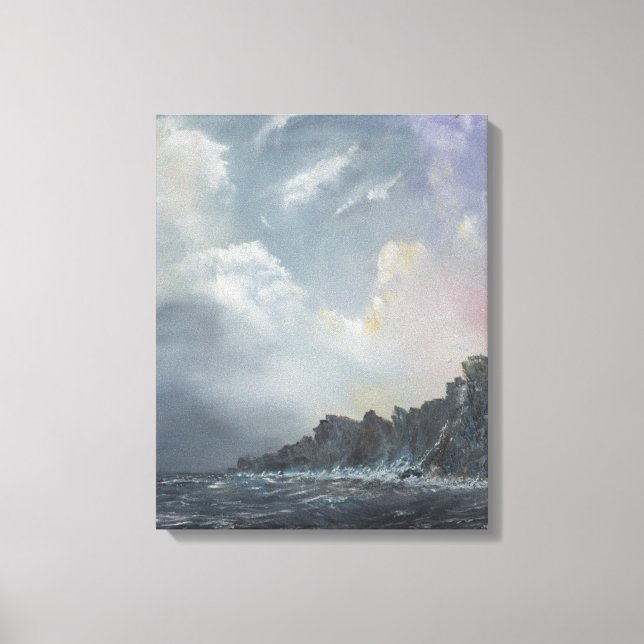 Lienzo Imágenes de viento del norte (Anverso)