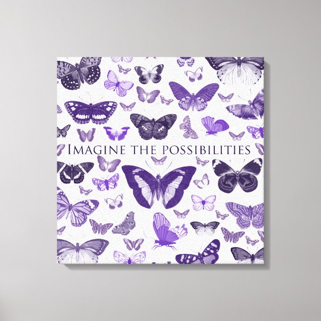 Lienzo Imaginen las posibilidades (Anverso)