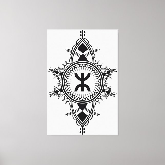 Lienzo Imazighen Z (Anverso)