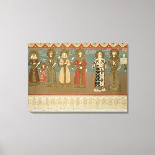 Lienzo Imereth: frescos del monasterio de Gelati, placa
