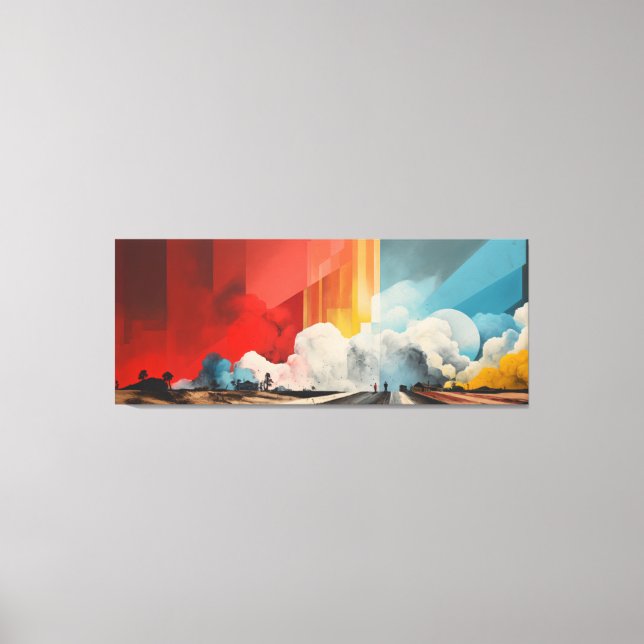 Lienzo Impact No.03 - Abstract Patchwork Art Collection  (Anverso)