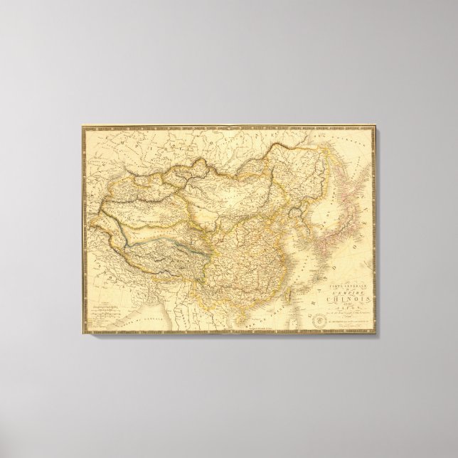 Lienzo Imperio chino (Anverso)