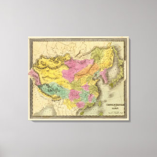 Lienzo Imperio Chino Y Japón