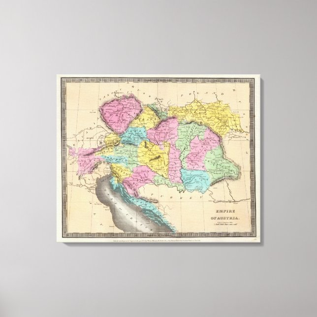 Lienzo Imperio De Austria (Anverso)