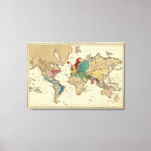 Lienzo Imperio del ANUNCIO 1811 de Napoleon Bonaparte