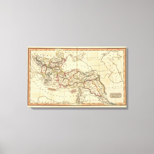 Lienzo Imperio otomano (Anverso)