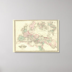 Lienzo Imperio romano a la hora de Cristo