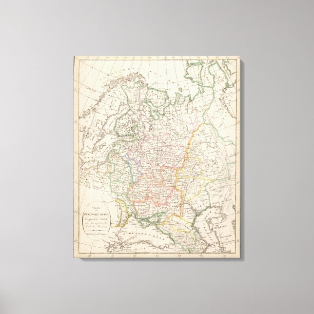 Lienzo Imperio Ruso, Antehilo Europeo (Anverso)