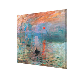 Lienzo Impresión, amanecer   Claude Monet  