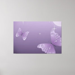 Lienzo "IMPRESIÓN DE MARIPOSAS DE PÚRPURA DE BONITO" Chic