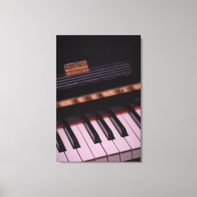 Lienzo Impresionante diseño de piano (Anverso)