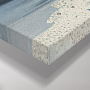 Lienzo Impresionante pintura de flores azules - Vibrante