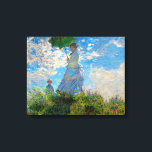 Lienzo Impresionismo de Monet Woman Parasol<br><div class="desc">Claude Monet Impresionsionism Masterpiece - Una mujer con parosol fue pintada por el impresionista francés Claude Monet en 1875. Muestra a una mujer con una sombrilla y un niño pequeño, que es Madame Monet y su hijo. Esta pintura impresionista es una de las famosas de Monet, que muestra un hermoso...</div>