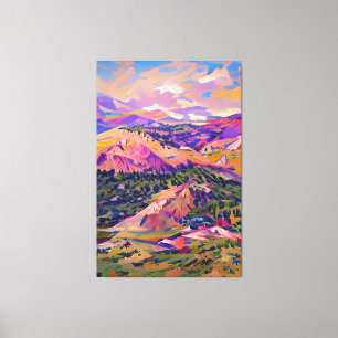 Lienzo Impresionismo en pintura de paisajes de Colorado