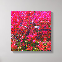 Impresionista rosa del otoño deja árboles