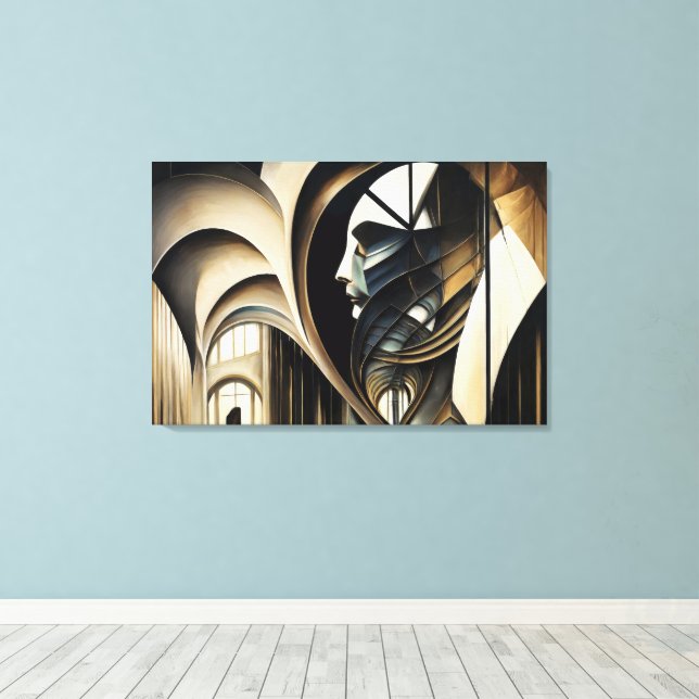 Lienzo Impressão em Tela Abstract Realism (Insitu (piso de madera))