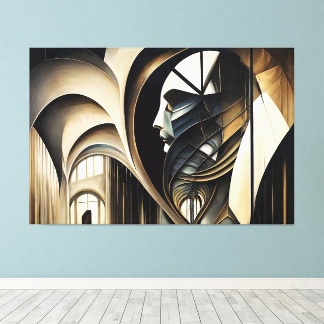 Lienzo Impressão em Tela Abstract Realism (Insitu (piso de madera))