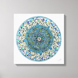 Lienzo Impressão Em Tela Mandala Essência Floral