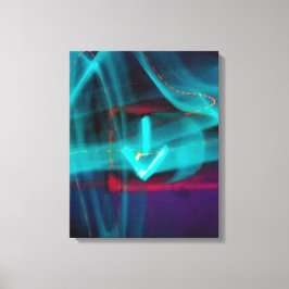 Lienzo Imprimir Bella Artes de flecha de tráfico