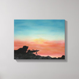 Lienzo Imprimir lienzo, pintura militar "La libertad perd