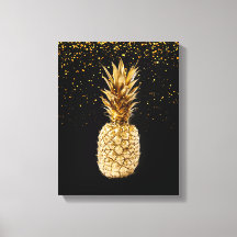 Imprimir tela de piña dorada