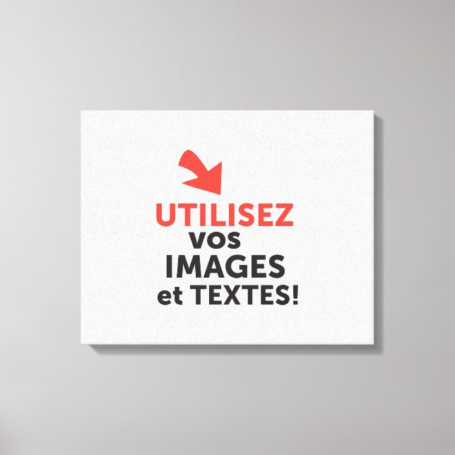 Lienzo Imprimos vos concepciones en ligne en français (Anverso)