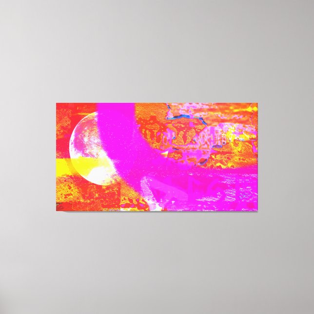 Lienzo Incendio de luna (Anverso)